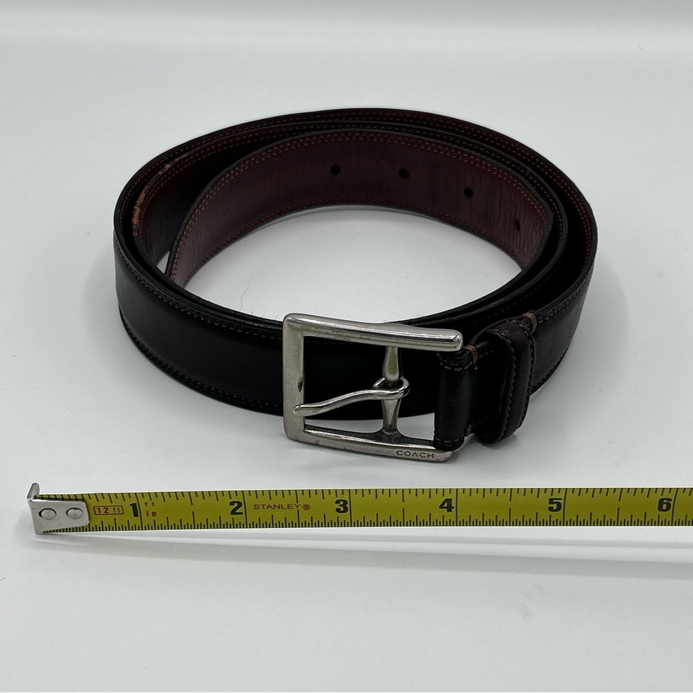 Coach Brown Leather Men's Belt